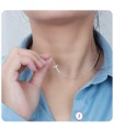 Letter T Silver Necklace SPE-5534